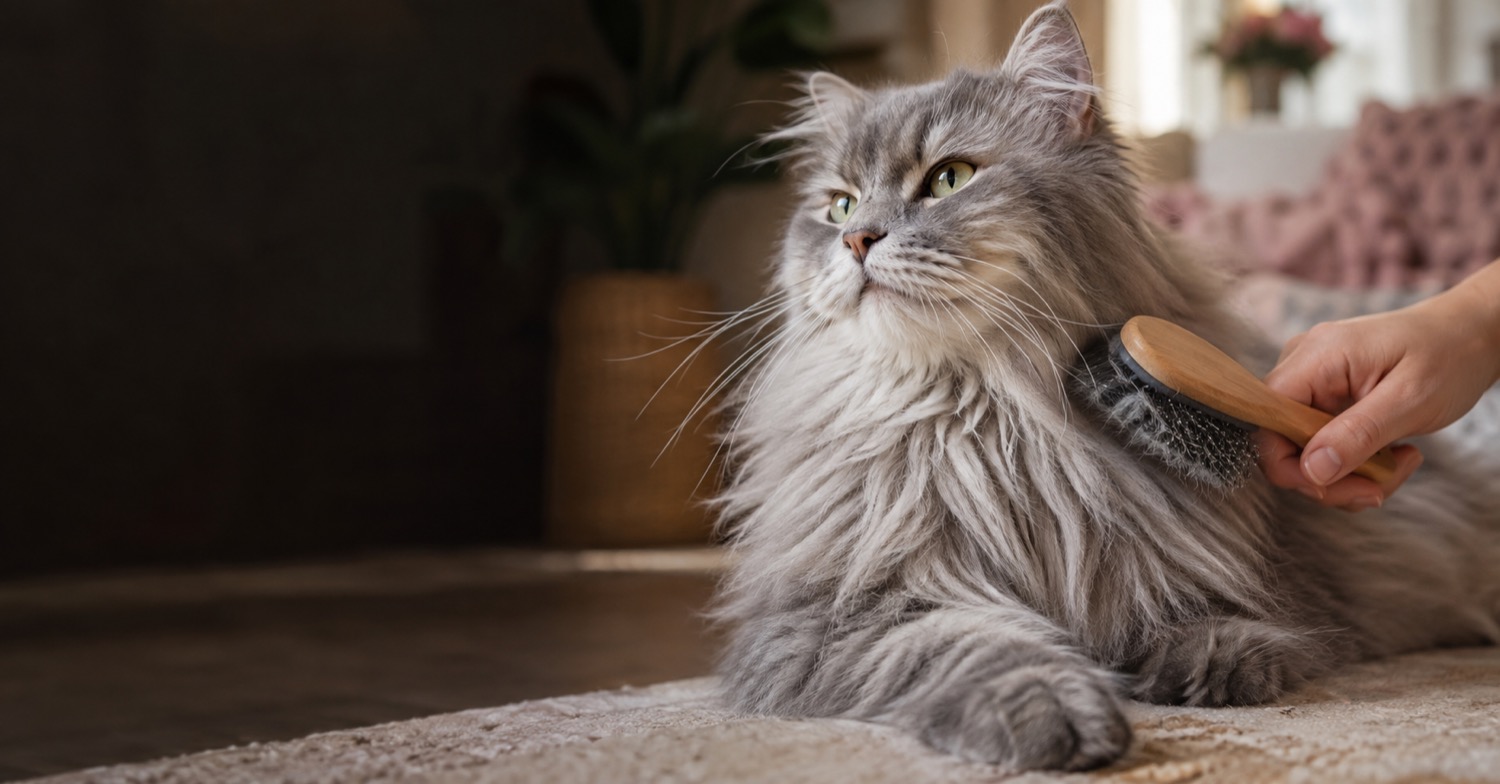 Bulu kucing rontok: apa yang perlu diperhatikan?